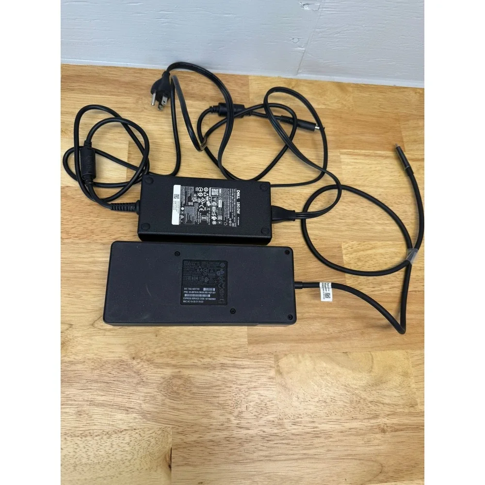 Dell WD19TBS Thunderbolt Docking Station with 180W Power Adapter Black